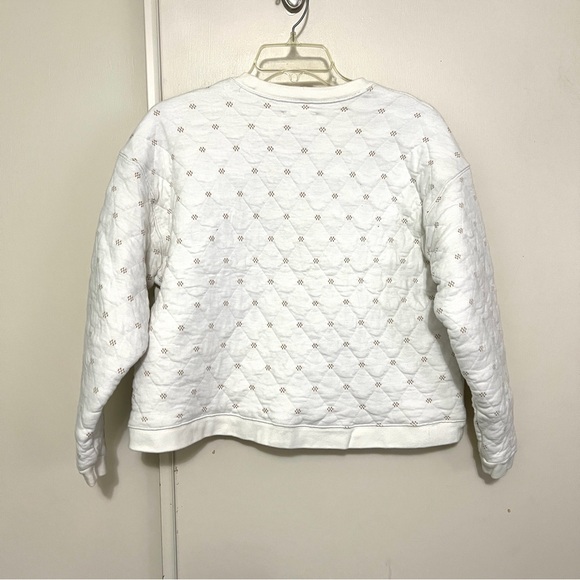 Madewell Quilted Swing Sweatshirt M - Picture 5 of 10